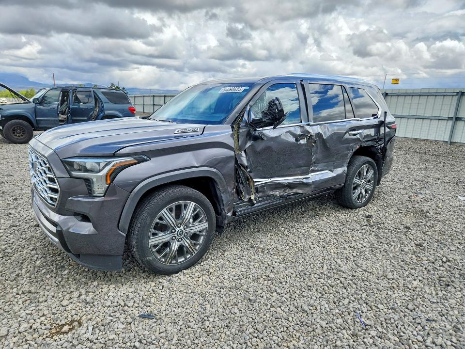 2024 Toyota Sequoia VIN 7SVAAABA9RX040245 COPART salvage auction — SIDE, NV - SALVAGE TITLE, sold $31,000 on 2026-07-30 (photo 1)