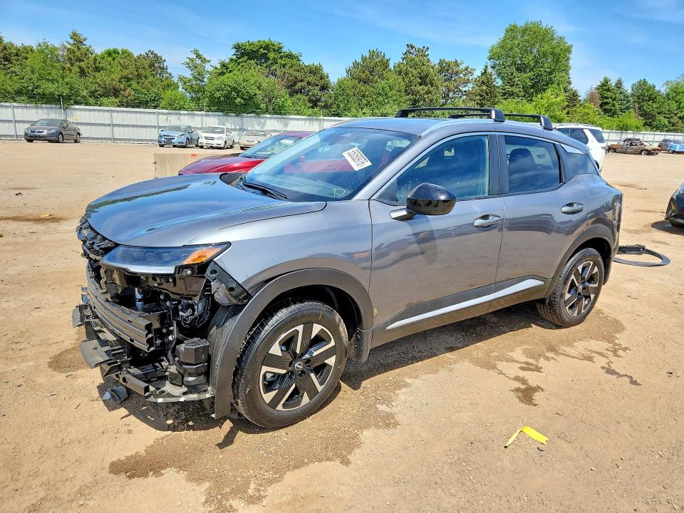 2026 Nissan Kicks VIN 3N8AP6CB7TL352634 COPART salvage auction — FRONT END, Il - Salvage Certificate, sold $8,800 on 2026-07-16 (photo 1)
