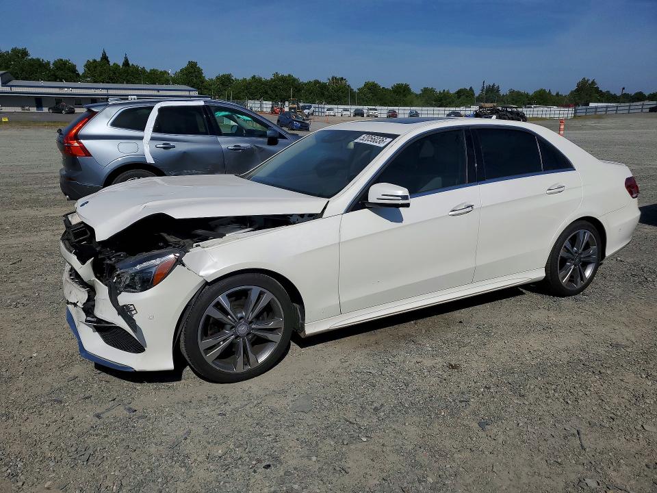 2014 Mercedes-benz E-class VIN WDDHF5KB3EB045206 COPART salvage auction — FRONT END, Ca - Salvage Certificate, sold $3,700 on 2026-07-21 (photo 1)