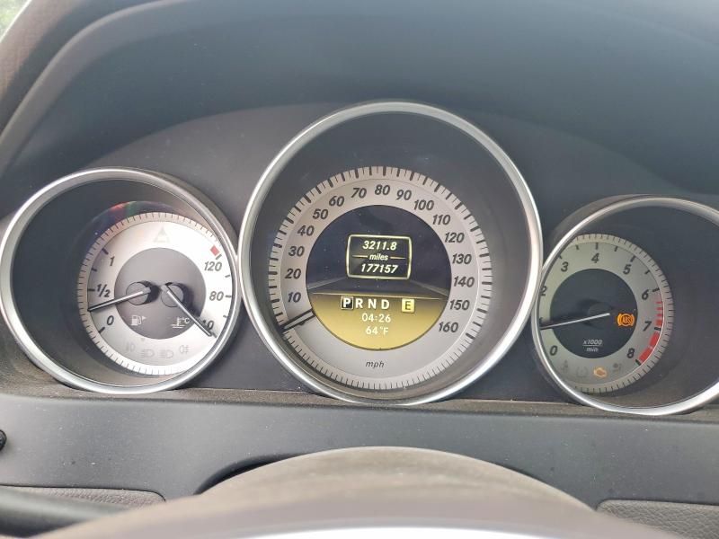2012 Mercedes-benz C-klasse VIN WDDGF4HB8CA636454 COPART salvage auction — FRONT END, Ok - Cert Of Title-Salvage, sold $475 on 2026-08-18 (photo 9)