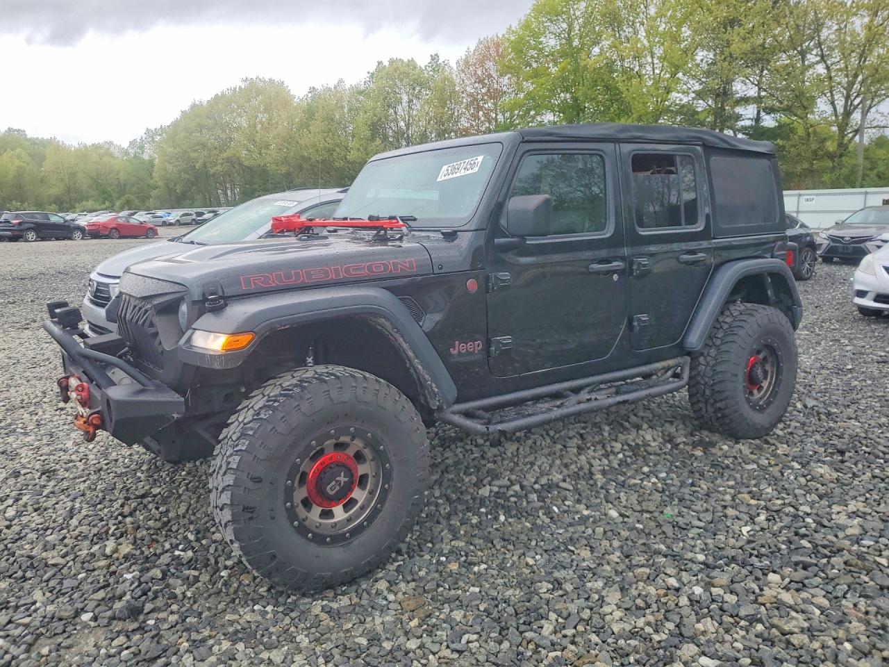 2018 Jeep Wrangler Unlimited VIN 1C4HJXFG9JW284126 — COPART salvage auction photo