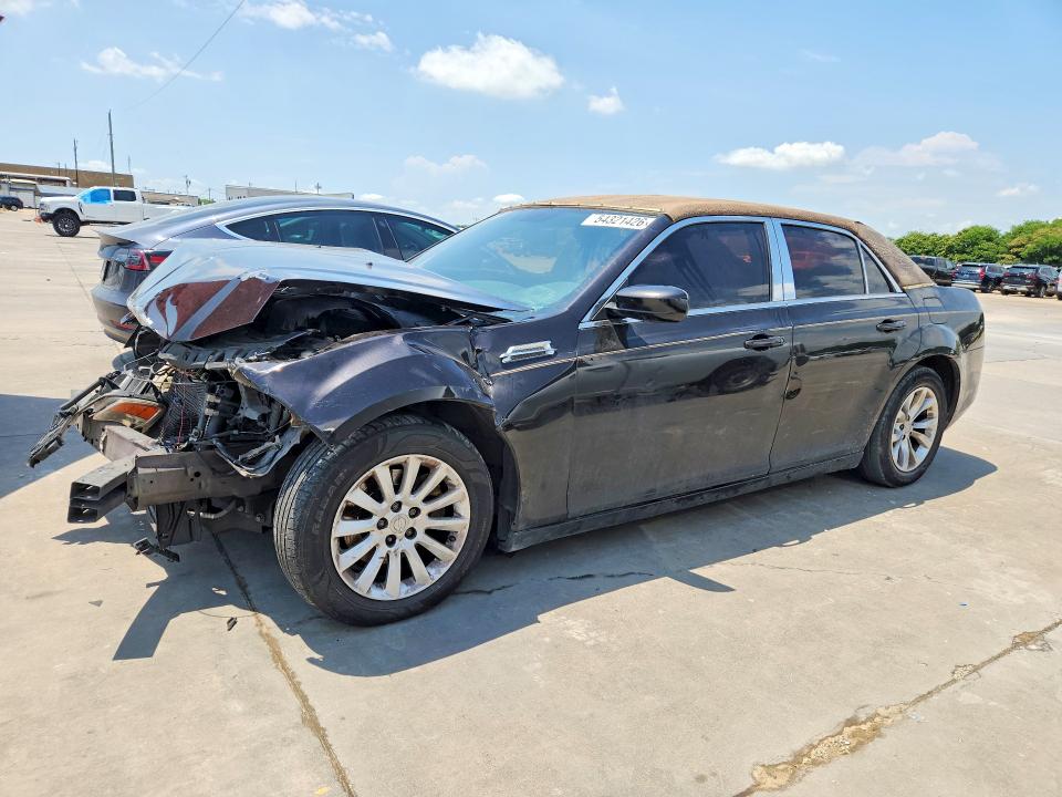 2013 Chrysler 300 VIN 2C3CCAAG6DH703467 COPART salvage auction — FRONT END, Tx - Cert Of Title-Rebuilt Salvage (P), sold $825 on 2026-07-08 (photo 1)