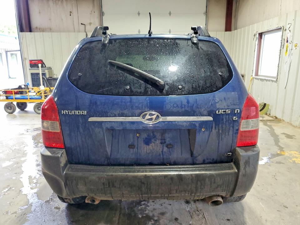 2006 Hyundai Tucson VIN KM8JN72D56U313556 COPART salvage auction — FRONT END, Oh - Cert Of Title-Salvage, sold $325 on 2026-07-02 (photo 6)