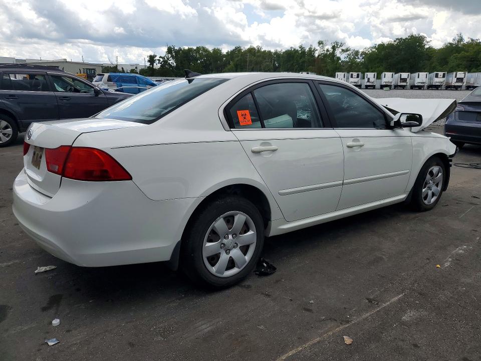 2010 Kia Optima VIN KNAGG4A81A5400916 COPART salvage auction — FRONT END, FL - CERT OF TITLE SLVG REBUILDABLE, sold $450 on 2026-07-13 (photo 3)