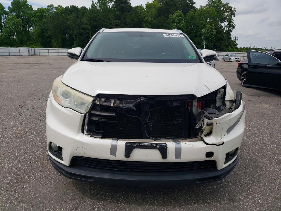 2014 Toyota VIN 5TDKKRFH1ES013039 COPART salvage auction — FRONT END, Nc - Salvage Certificate Of Title, sold $600 on 2026-07-21 (photo 5)