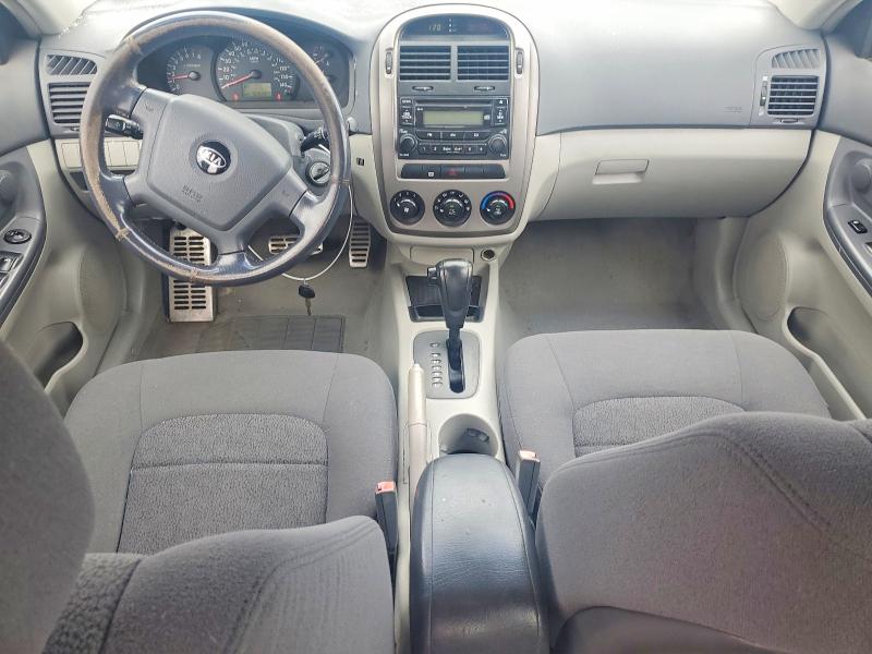 2005 Kia Spectra VIN KNAFE161855117902 COPART salvage auction — ROOF, Ia - Cert Of Title-Salvage Title, sold $475 on 2026-07-06 (photo 8)