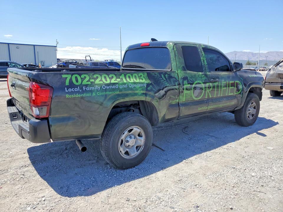2022 Toyota Tacoma VIN 3TYRX5GN4NT051799 COPART salvage auction — FRONT END, Nv - Salvage Title, sold $8,800 on 2026-08-25 (photo 3)
