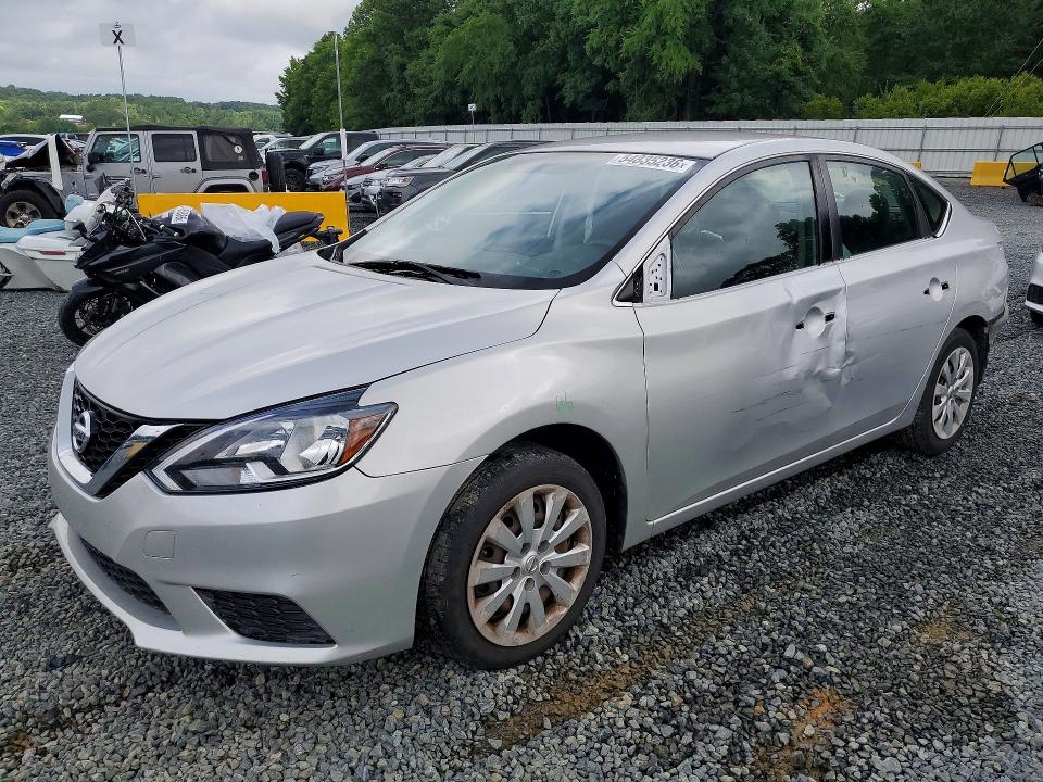 2017 Nissan Sentra VIN 3N1AB7AP8HL686602 COPART salvage auction — REAR END, Nc - Salvage Certificate Of Title, sold $1,600 on 2026-07-02 (photo 1)