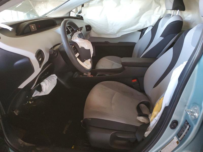 2018 Toyota Prius VIN JTDKBRFU1J3065831 COPART salvage auction — FRONT END, Az - Cert Of Title - Salvage, sold $2,700 on 2026-07-20 (photo 7)