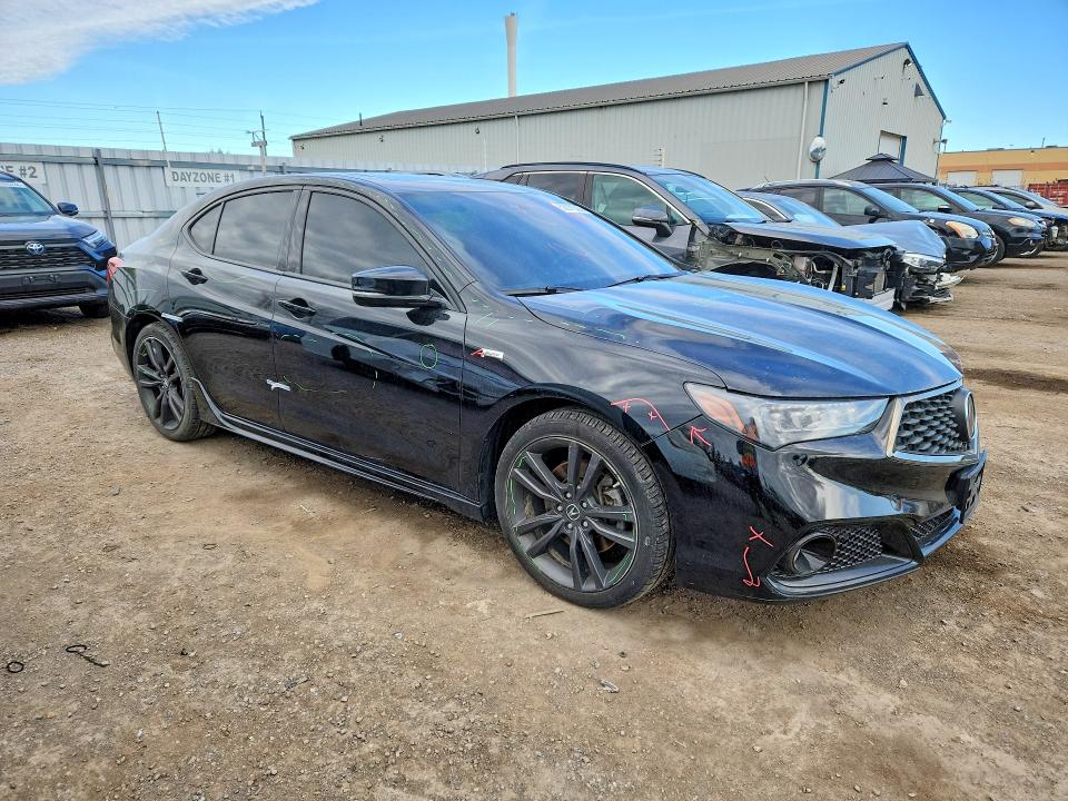 2020 Acura Tlx VIN 19UUB3F60LA802413 COPART salvage auction — VANDALISM, On - Permit No Brand - Unfit, sold $8,800 on 2026-07-23 (photo 4)