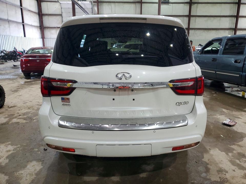 2021 Infiniti Qx80 VIN JN8AZ2BE7M9269214 COPART salvage auction — FRONT END, Ky - Cert Of Title-Salvage, sold $12,300 on 2026-07-22 (photo 6)