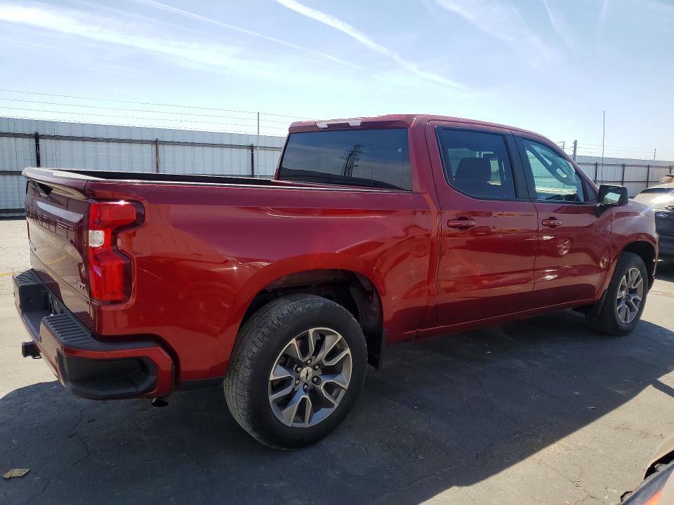 2020 Chevrolet Silverado 1500 VIN 1GCPWDED3LZ297149 COPART salvage auction — SIDE, Ca - Salvage Certificate, sold $12,100 on 2026-07-02 (photo 3)