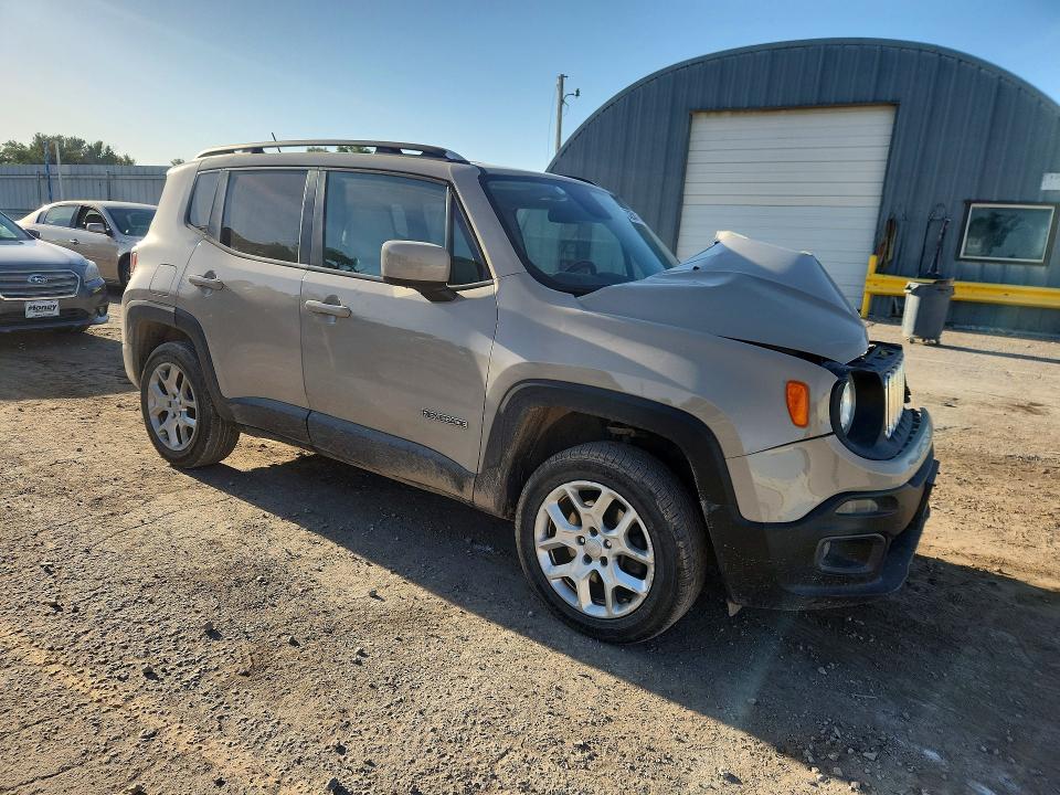 2015 Jeep Renegade VIN ZACCJBBT0FPB37293 COPART salvage auction — FRONT END, Ks - Cert Of Title-Salvage, sold $700 on 2026-08-03 (photo 4)