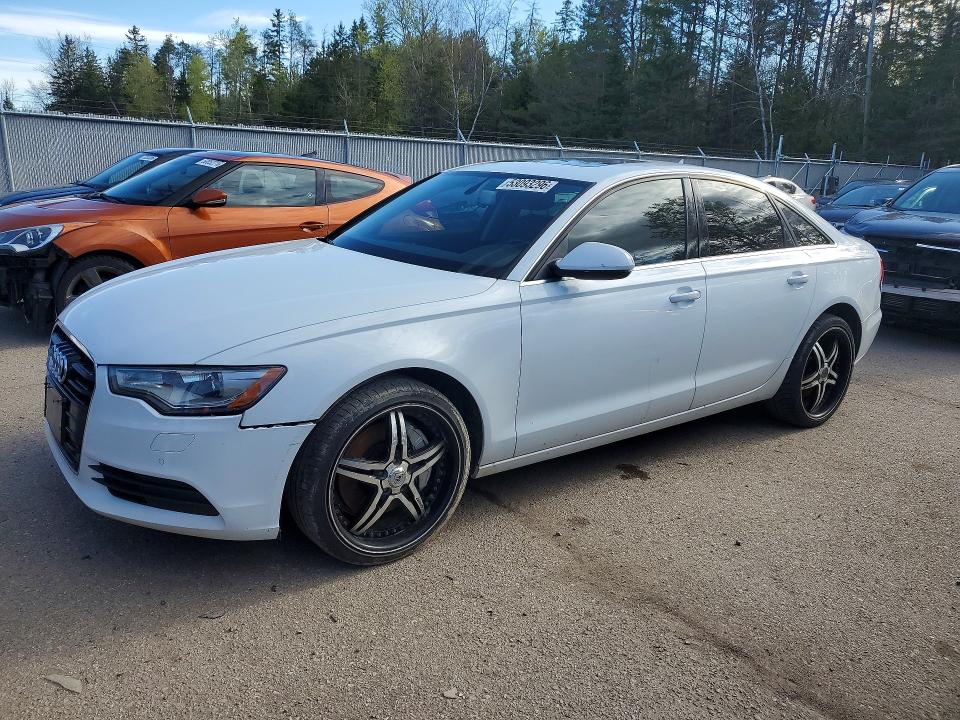 2012 Audi A6 VIN WAUFGCFC1CN141270 COPART salvage auction — FRAME DAMAGE, On - Permit No Brand - Unfit, sold $1,000 on 2026-07-09 (photo 1)