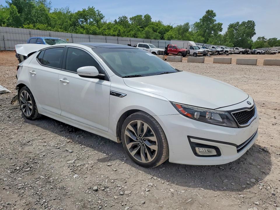 2015 Kia Optima VIN 5XXGR4A6XFG495250 COPART salvage auction — REAR END, Ok - Cert Of Title-Salvage, sold $375 on 2026-07-21 (photo 4)