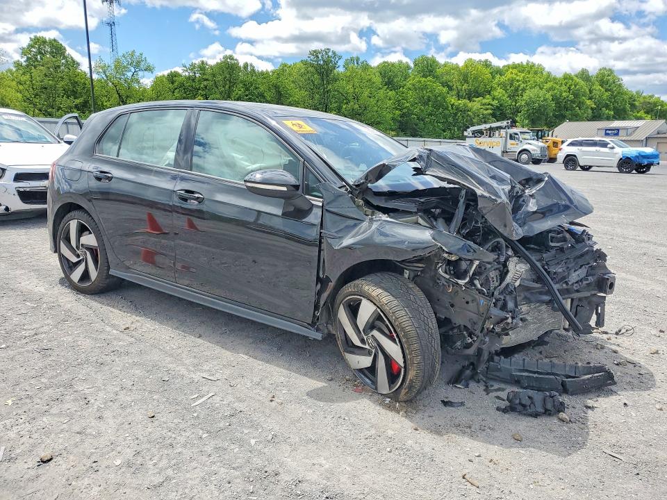 2024 Volkswagen Gti VIN WVWGA7CD3RW213229 COPART salvage auction — FRONT END, Pa - Certificate Of Salvage, sold $1,800 on 2026-07-16 (photo 4)