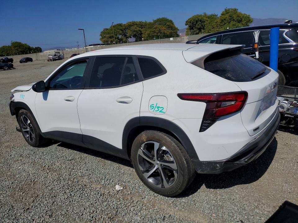 2024 Chevrolet Trax VIN KL77LGE2XRC190651 COPART salvage auction — FRONT END, Ca - Salvage Certificate, sold $1,800 on 2026-07-02 (photo 2)