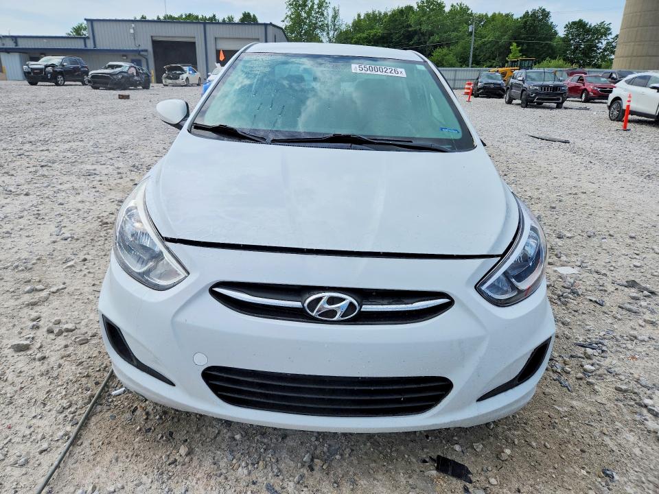 2017 Hyundai Accent VIN KMHCT4AE9HU375956 COPART salvage auction — FRONT END, MI - CERTIFICATE OF TITLE, sold $500 on 2026-07-02 (photo 5)
