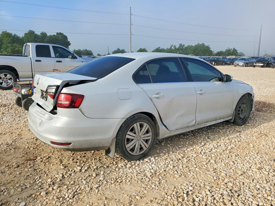 2017 Volkswagen Jetta VIN 3VW167AJ4HM389217 COPART salvage auction — REAR END, Tx - Salvage Vehicle Title, sold $375 on 2026-07-09 (photo 3)