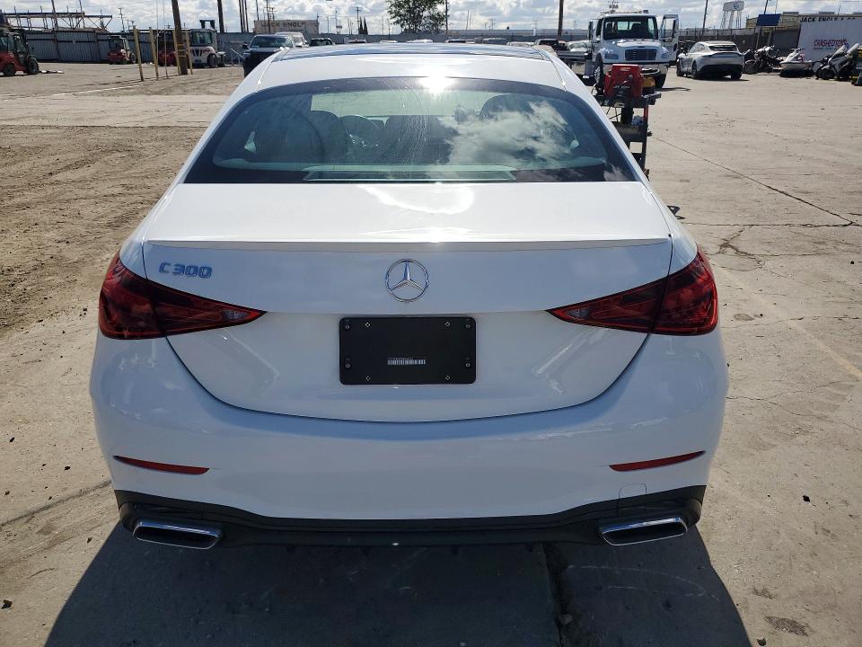 2022 Mercedes-benz C class VIN W1KAF4GB9NR064323 COPART salvage auction — FRONT END, CA - SALVAGE CERTIFICATE (P), sold $12,900 on 2026-07-27 (photo 6)