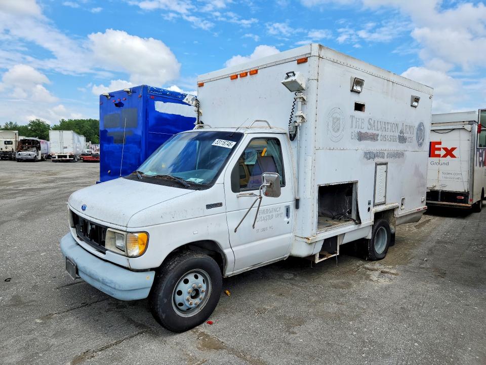 1995 Ford E-350 VIN 1FDKE37H5SHA01586 COPART salvage auction — MECHANICAL, Il - Certificate Of Title, sold $1,950 on 2026-07-20 (photo 1)