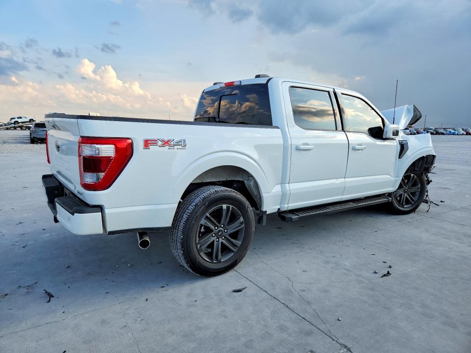 2023 Ford F-150 VIN 1FTFW1E80PFB58603 COPART salvage auction — FRONT END, Tx - Salvage Vehicle Title, sold $10,500 on 2026-07-31 (photo 3)