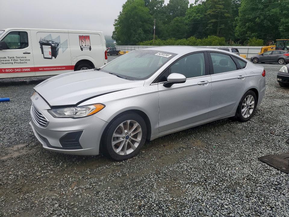 2019 Ford Fusion VIN 3FA6P0HD5KR229201 COPART salvage auction — FRONT END, NC - SALVAGE CERTIFICATE OF TITLE, sold $1,900 on 2026-07-02 (photo 1)