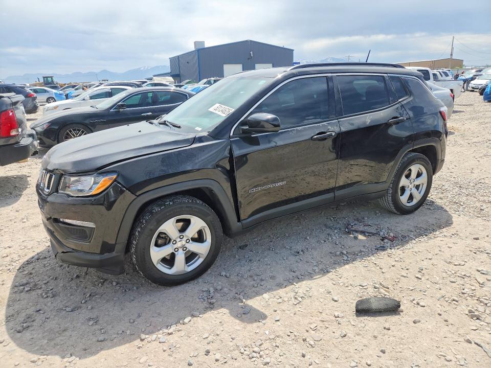 2018 Jeep Compass VIN 3C4NJCBB2JT461756 COPART salvage auction — FRONT END, Ut - Salvage Certificate, sold $2,550 on 2026-07-31 (photo 1)