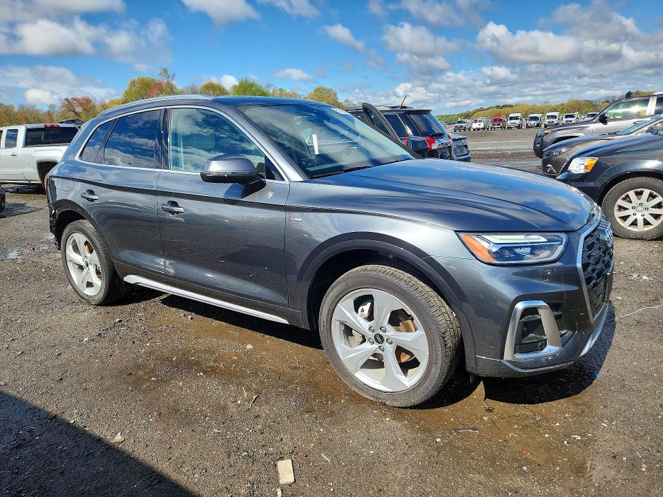 2024 Audi VIN WA1EAAFY0R2021660 COPART salvage auction — REAR END, Ma - Cert Of Title-Salvage, sold $18,300 on 2026-07-08 (photo 4)