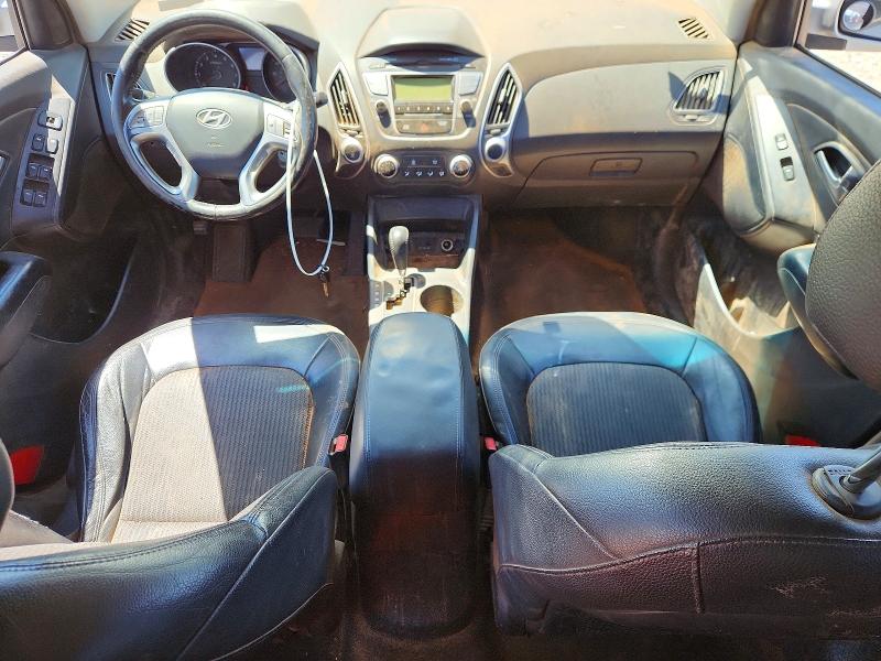 2012 Hyundai Tucson VIN KM8JU3AC7CU340192 COPART salvage auction — FRONT END, Tx - Salvage Vehicle Title, sold $1,100 on 2026-07-14 (photo 8)