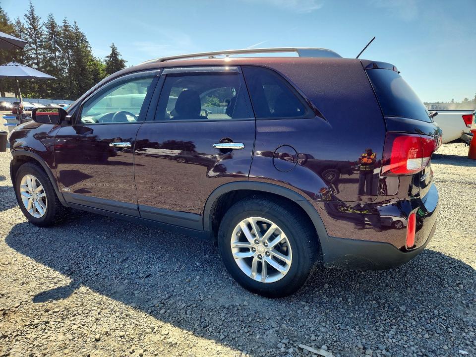 2015 Kia VIN 5XYKTCA61FG561010 COPART salvage auction — FRONT END, WA - BILL OF SALE, sold $1,100 on 2026-07-17 (photo 2)