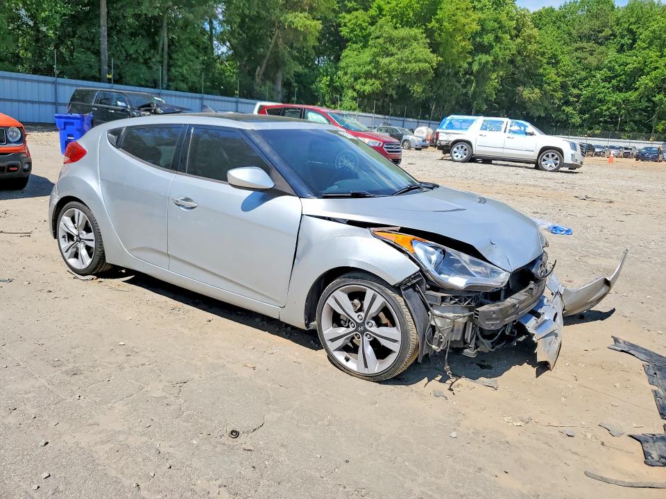 2012 Hyundai Veloster VIN KMHTC6ADXCU079128 COPART salvage auction — FRONT END, Ga - Cert Of Title-Salvage, sold $1,250 on 2026-07-31 (photo 4)