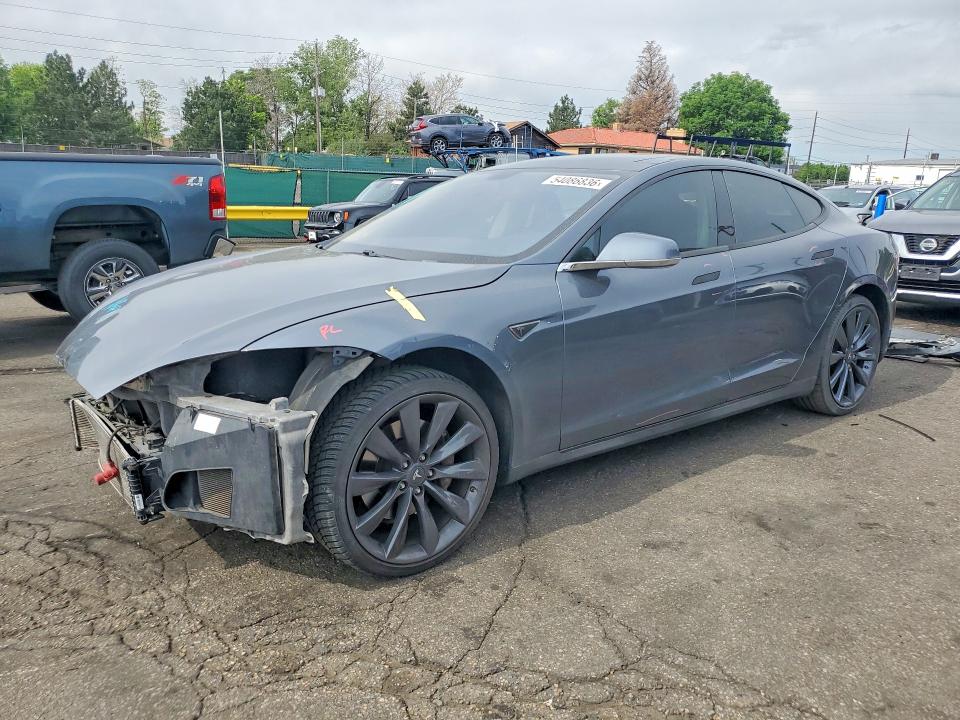 2013 Tesla VIN 5YJSA1DP5DFP26625 COPART salvage auction — FRONT END, Co - Public - Salvage Title, sold $325 on 2026-07-23 (photo 1)