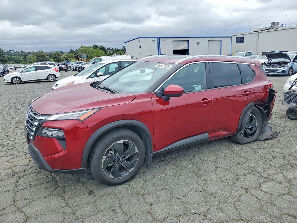 2024 Nissan Rogue VIN JN8BT3BB0RW173337 COPART salvage auction — REAR END, Ca - Salvage Certificate, sold $6,700 on 2026-07-10 (photo 1)