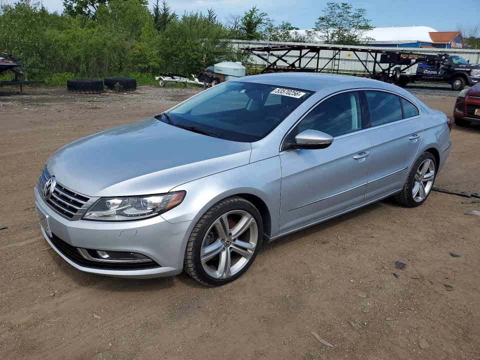 2013 Volkswagen Passat cc VIN WVWBP7ANXDE529150 COPART salvage auction — HAIL, Oh - Cert Of Title-Salvage, sold $2,050 on 2026-07-09 (photo 1)