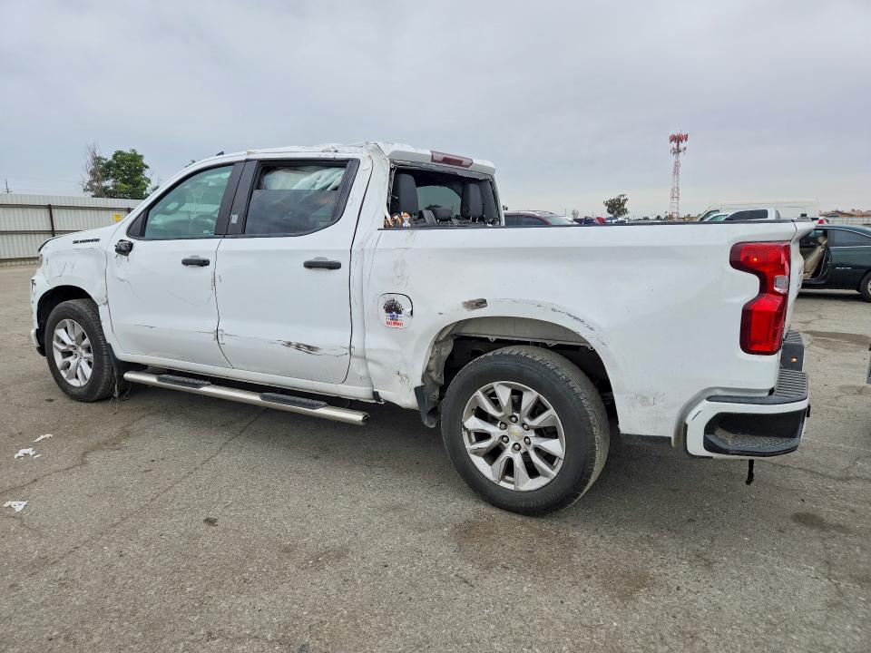 2021 Chevrolet Silverado 1500 VIN 1GCPWBEKXMZ338056 COPART salvage auction — REAR END, Ca - Salvage Certificate, sold $7,900 on 2026-07-29 (photo 2)