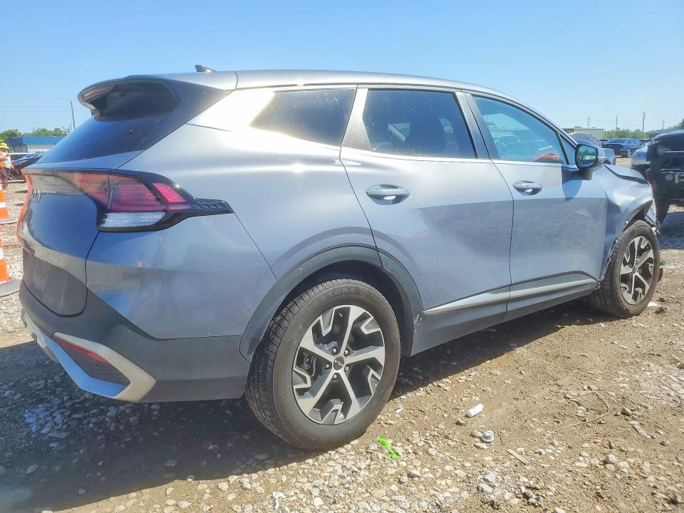 2024 Kia Sportage VIN 5XYK33DFXRG183110 COPART salvage auction — FRONT END, Tx - Salvage Vehicle Title, sold $2,500 on 2026-07-23 (photo 3)