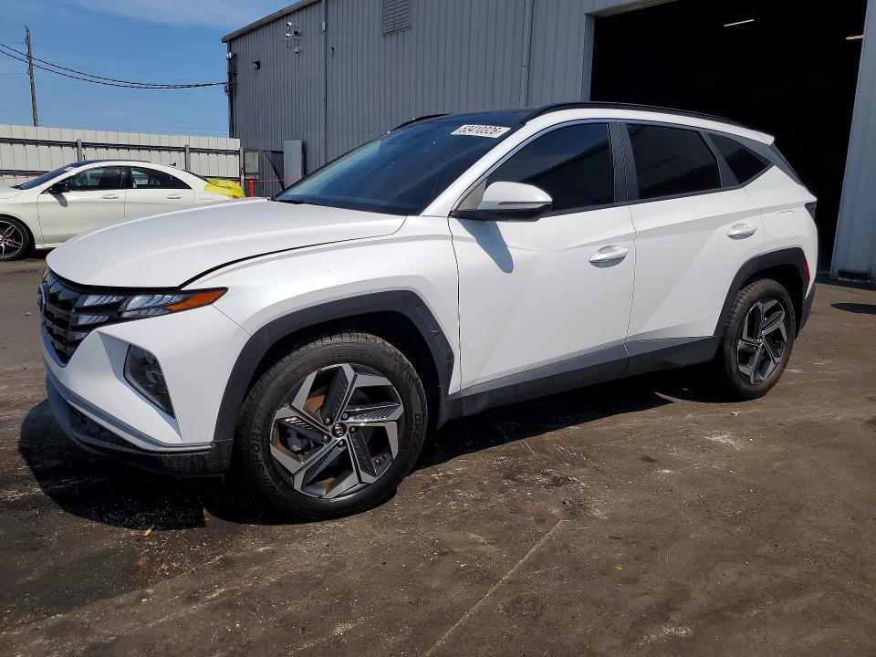 2022 Hyundai Tucson VIN KM8JFCA13NU075556 COPART salvage auction — REAR END, Fl - Certificate Of Destruction, sold $8,200 on 2026-07-13 (photo 1)