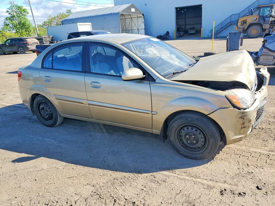 2010 Kia Rio VIN KNADH4B31A6685307 COPART salvage auction — FRONT END, Qc - Gravement Accidente, sold $400 on 2026-07-07 (photo 4)