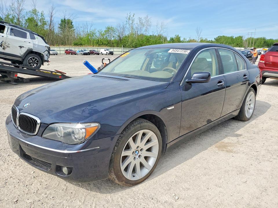 2006 BMW 7 series VIN WBAHL83576DT02058 COPART salvage auction — BIOHAZARD/CHEMICAL, NY - CERTIFICATE OF TITLE (P), sold $450 on 2026-07-06 (photo 1)