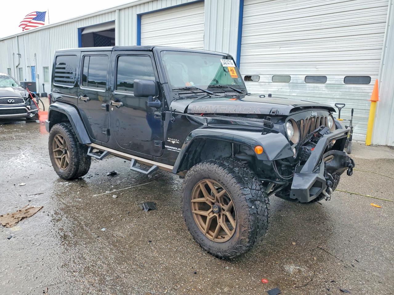2017 Jeep Wrangler Unlimited VIN 1C4BJWEG1HL558478 COPART salvage auction — Front End, AL - CERT OF TITLE-SALVAGE TITLE, sold $7,100 on 2026-06-25 (photo 4)