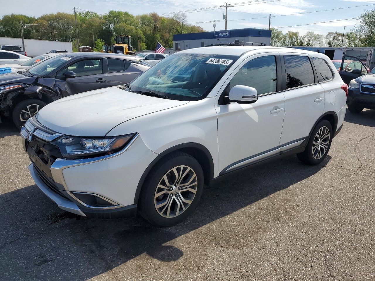 2016 Mitsubishi Outlander VIN JA4AZ3A37GZ060023 COPART salvage auction — Front End, MN - CERT OF TITLE-SALVAGE, sold $2,650 on 2026-07-09 (photo 1)