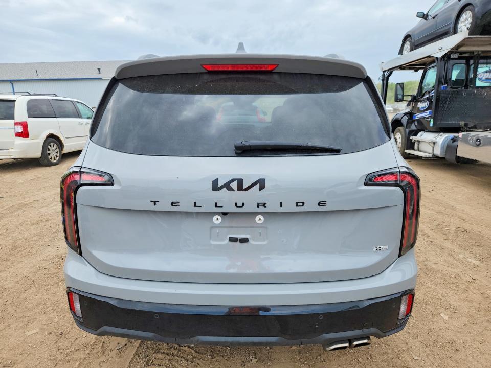 2025 Kia Telluride VIN 5XYP5DGC0SG596019 COPART salvage auction — HAIL, Oh - Cert Of Title-Salvage, sold $22,300 on 2026-07-02 (photo 6)