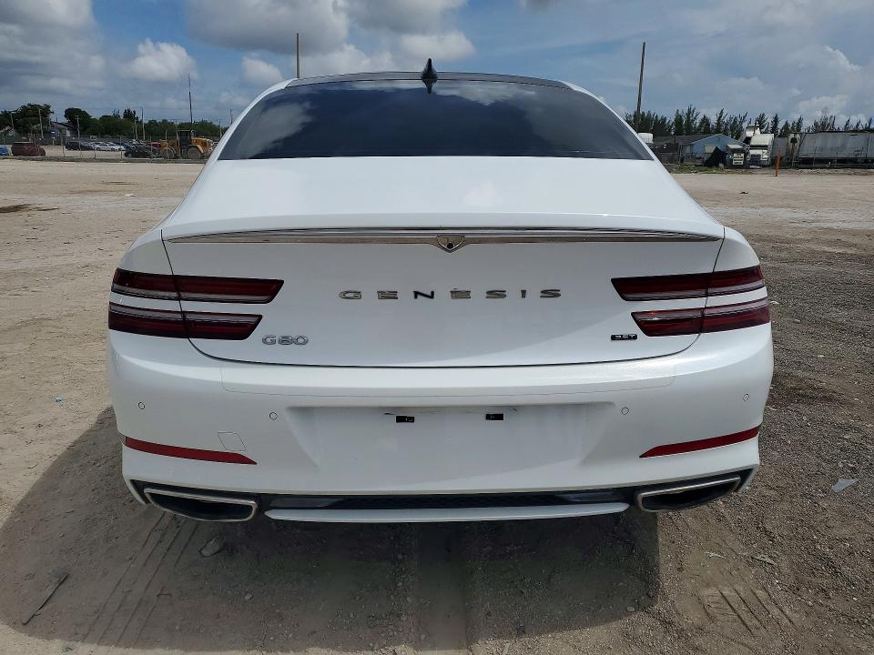 2021 Genesis G80 VIN KMTGC4SD1MU048345 COPART salvage auction — MINOR DENT/SCRATCHES, Sc - Certificate Of Title (P), sold $13,400 on 2026-07-07 (photo 6)
