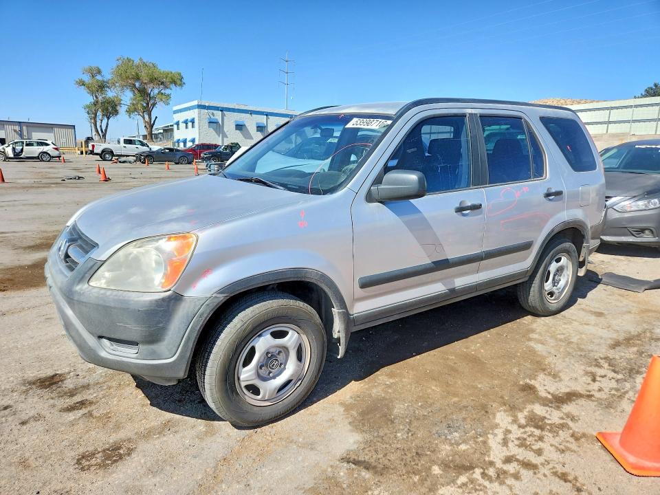 2002 Honda Cr-v VIN JHLRD78492C009912 COPART salvage auction — REAR END, NM - CERT OF TITLE-SALVAGE, sold $275 on 2026-07-13 (photo 1)