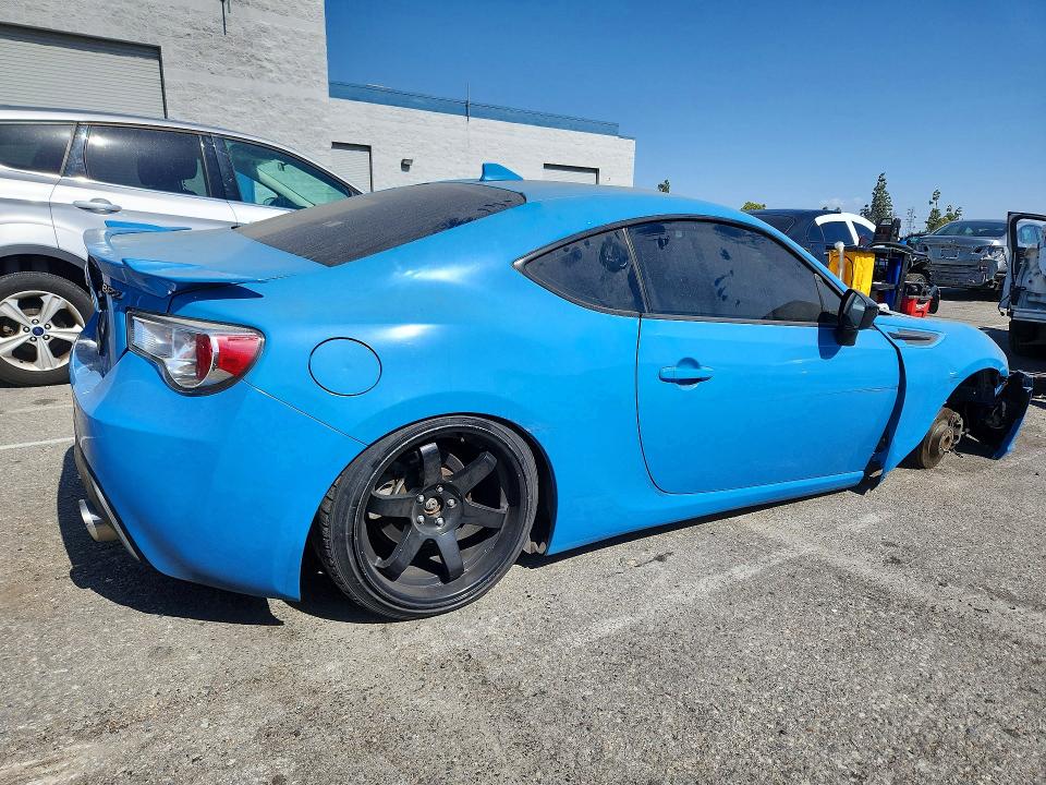2016 Subaru Brz VIN JF1ZCAC15G9600310 COPART salvage auction — FRONT END, Ca - Salvage Certificate, sold $1,500 on 2026-07-28 (photo 3)