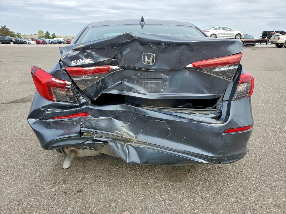 2024 Honda Civic VIN 2HGFE1F76RH335733 COPART salvage auction — REAR END, Mn - Cert Of Title-Salvage, sold $7,700 on 2026-07-28 (photo 6)