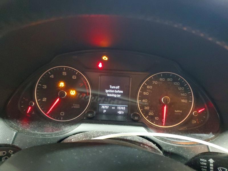 2016 Audi Q5 VIN WA1L2AFP2GA150899 COPART salvage auction — FRONT END, Pa - Certificate Of Salvage, sold $4,950 on 2026-07-20 (photo 9)