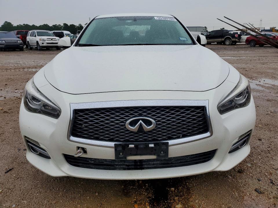 2015 Infiniti VIN JN1BV7AP6FM338974 COPART salvage auction — WATER/FLOOD, Tx - Salvage Title-Flood Damage, sold $1,250 on 2026-07-10 (photo 5)
