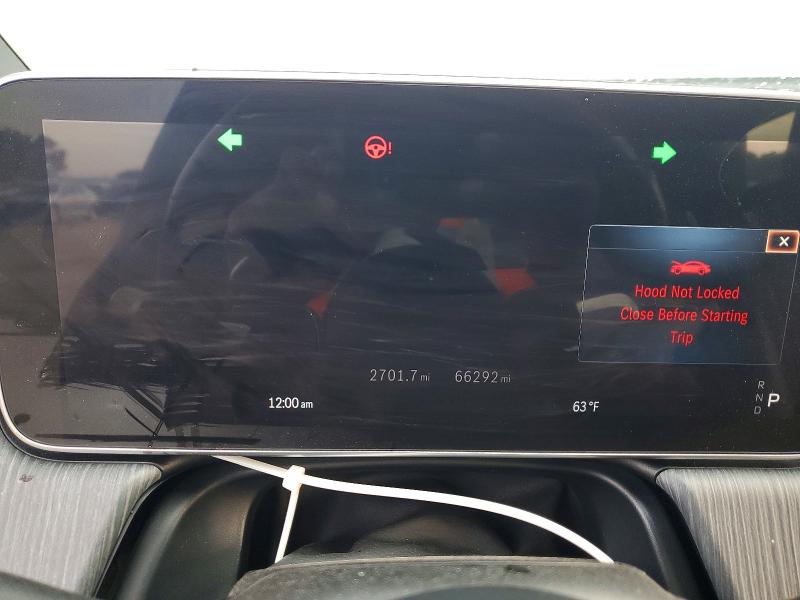 2022 Mercedes-benz VIN W1KCG2DB7NA004750 COPART salvage auction — FRONT END, Tx - Salvage Vehicle Title, sold $10,100 on 2026-07-09 (photo 9)